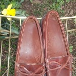 Men’s COLE HAAN Boat Shoe, Rust Color Leather, Size: 10M #M92678