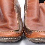 COLE HAAN 12 brown leather NIKE AIR driving moccasin loafer slip on shoe C09766