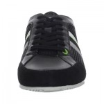 HUGO BOSS Mens Shoes Fashion Black Sneakers VICTOIRE SF, BOSS Green – New In Box