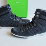 HUGO BOSS  MORNINGSIDE TRACK LEATHER BOOTS  Size 13