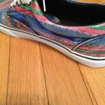 VAN DOREN VANS ERA SHOES SIZE 11 MULTI STRIPE GREAT CONDITION
