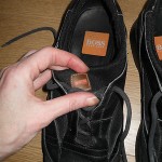 Hugo Boss orange label authentic Leather men Fashion Trainers Shoes UK7.5EU42US8