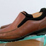 Mens size 9.5 M brown leather Cole Haan slip on loafers casual shoes  K2