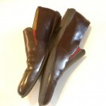 COLE HAAN G-SERIES MENS 10.5 M BROWN LEATHER LOAFERS SLIPONS POINTY ECU