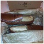 Cole Haan Howland Penny Tan Brown Shoes Loafers Driver