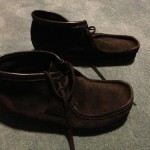 2 Pairs Clarks Wallabee Black Tan Suede 10.5