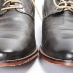 COLE HAAN 11 green leather NIKE AIR COLTON plain toe oxford blucher shoe C09580