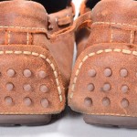 COLE HAAN 9.5 brown suede NIKE AIR driving moccasin loafer moc toe shoe C10068