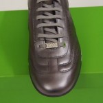 HUGO BOSS GREEN LABEL ‘Gilmour Shiny’ Silver Metallic Fashion Sneakers NEW NIB