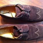 Men’s Cole Haan Brown Suede Wingtip Oxfords, New Never Worn, 8 M