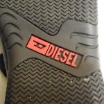 DIESEL “BILCO II” Black Leather W/Rubber Sole Shoes – Sz 13 (item #F042)