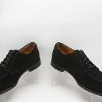 NICE! Mens shoes COLE HAAN black suede leather MADE IN USA lace oxfords sz 8 D