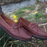 Men’s COLE HAAN Boat Shoe, Rust Color Leather, Size: 10M #M92678