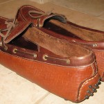 Mens Cole Haan Country Brn All Leather Driving Moccasins sz 12 D