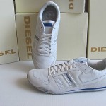 Diesel  Gunner White Sneakers. Size US 13  EU 47