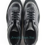 HUGO BOSS BLACK LABEL GRAMIO BLACK SHOES SNEAKERS LEATHER NEW SZ 10 43