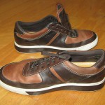 COLE HAAN G SERIES BROWN LEATHER SNEAKERS CASUAL SHOES SIZE 7.5 M