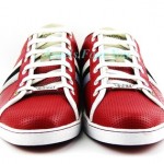 HUGO BOSS GREEN LABEL MICKS RED GOLF SHOES SNEAKERS LEATHER NEW SZ 10 43