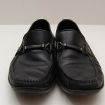VERY NICE Men’s Size 7.5 HUGO BOSS Black Leather Loafer Shoes