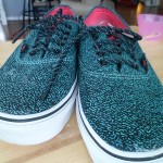 Vans authentic new era speckled shoes mens size 12