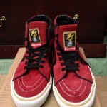 Vans Sk8 Hi Supreme Bad Brains Size 9.5 mens Red Green