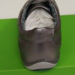 HUGO BOSS GREEN LABEL ‘Gilmour Shiny’ Silver Metallic Fashion Sneakers NEW NIB