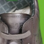 HUGO BOSS GREEN LABEL ‘Gilmour Shiny’ Silver Metallic Fashion Sneakers NEW NIB