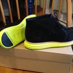 NEW Cole Haan Lunargrand Chukka Sz. 9.5 Black Suede Volt 10