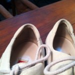 Men’s Cole Haan White Suede Oxfords, Casual and Great for Summer, 8 M