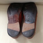 Vintage Cole Haan Handsewn Mens Linen and Leather Penny Loafer Size 10 1/2 M
