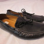 Cole Haan Black Leather Drivers Driving Moccasins Size 10 EUC $109