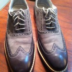 Men’s Cole Haan Gray Wing Tip Oxfords, Excellent Condition, 8 M