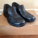 NEW CLARKS ESCALADE 70845 SLIP ON BLACK LEATHER LOAFER SIZE 11M