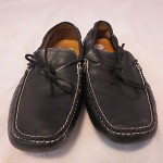 Cole Haan Black Leather Drivers Driving Moccasins Size 10 EUC $109
