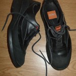 Hugo Boss orange label authentic Leather men Fashion Trainers Shoes UK7.5EU42US8