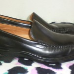 black COLE HAAN with NIKE AIR smooth leather loafers SIZE 11 driving shoes
