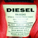 DIESEL Urban Leather Sneakers Men’s 10.5