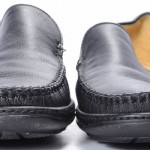 COLE HAAN COLLECTION 8 black leather NIKE AIR moc toe loafer shoe C06218 NEW