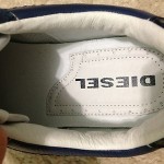 DIESEL Runaway Sneakers leather Blue Size 10