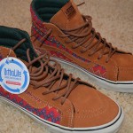 Vans Cali Zig-Zag Slim Sk8 Hi (Sold out/Rare/Retail $80) Vault Supreme Diamond