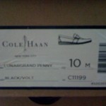 **New Cole Haan Lunargrand Penny, Black/Yellow Leather** SZ 10