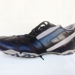 DIESEL Black Leather Casual Athletic Comfort Fashionable  Sneakers Size 9,5 M