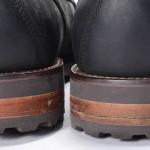 COLE HAAN 10 black nubuck leather NIKE AIR lug sole oxford derby shoe C10860
