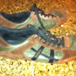 DIESEL Shoes*LEATHER*size 12 men’s*DIESEL shoes mens brwn grn*REMY model*EUR 45*