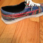 VAN DOREN VANS ERA SHOES SIZE 11 MULTI STRIPE GREAT CONDITION