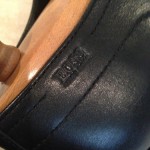 HUGO BOSS BLACK Dress Oxford Moc Toe Men’s Shoes SZ 12 Excellent!