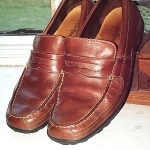 COLE HAAN SOFT LEATHER DRVING MOCCASINS PENNY LOAFERS 10 M BROWN WORN ONCE