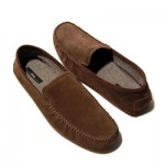 HUGO BOSS GIFT SET Brown Drivers Loafers Shoes 11.5 44.5 Mens Casual Moccasins