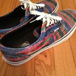 VAN DOREN VANS ERA SHOES SIZE 11 MULTI STRIPE GREAT CONDITION