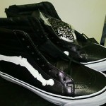 Vans x Blends Sk8 Hi Zip LX 1 of 100 Size 11 Bones Black 10th anniversary